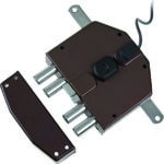 Yale ELETTROSERRATURA LEGNO SEGRETA APPL. TRIP. CIL/POMPA+S Art. 6823 mm. 80 Dx