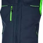 U-Power GILET SATURN Col. Grigio/Verde Mis. L