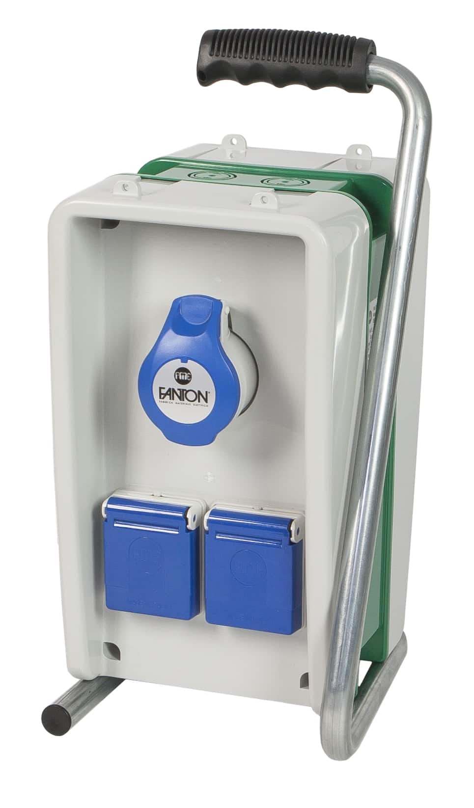 1201021.jpg Fanton QUADRO ELETTRICO EOLO 2 prese scuko IP44+2 prese 200-250V IP44 cm. 15,6x18,5x33,8 h - immagine 1