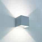 Century APPLIQUE BIDIREZIONALE QUADRATO A LED UP&DOWN+ 20 W-800 lm-3.000K/4.000K/6500K Col. Grigio