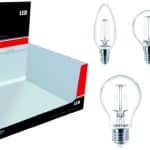 Century ESPOSITORE LAMPADE A FILAMENTO LED MAGIC BOX 4.000K Luce Naturale 32 pz.