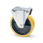 Avo RUOTA FISSA PER CARRELLI POLIURETANO art.22A mm.200-piastra mm.100x85