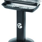 Ompagrill BARBECUE C/PARAVENTO 60-40 VENUS INOX griglia acciaio cromato cm. 60x36 - H cm. 86