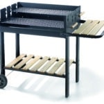 Ompagrill BARBECUE 70-47 ECO doppia griglia acciaio cromato cm. 70x45x72 h