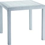 TAVOLO DALLAS cm. 80x80x74 h col. Bianco