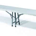 PANCA PIEGHEVOLE ''CATERING'' cm. 183x28x44 h col. Bianco