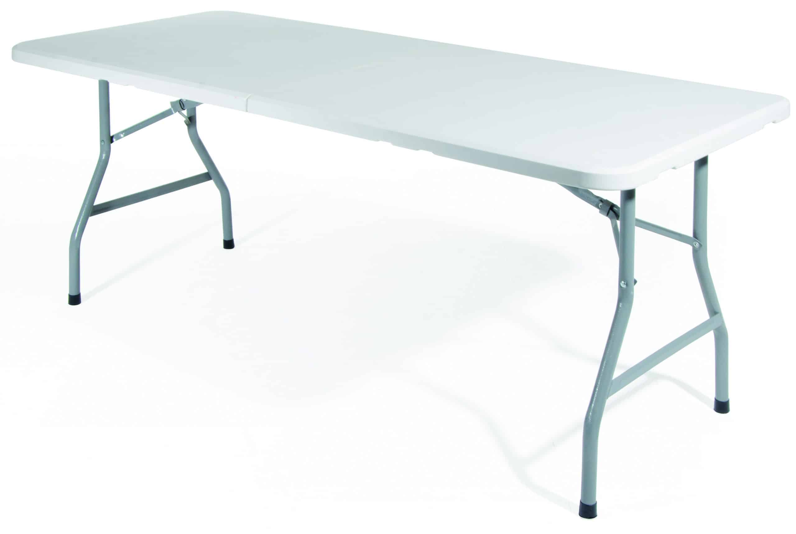 1307163.jpg TAVOLO PIEGHEVOLE ''CATERING'' cm. 180x70x78 h col. Bianco - immagine 1