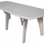 TAVOLO LIPARI 2 cm. 250x90x72 h col. Bianco