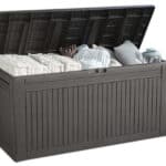 Keter BAULE PORTA ATTREZZI DA GIARDINO COMFY cm. 116,7x44,7x57 h col. Grafite