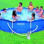 Intex PISCINA TONDA FRAME TELAIO PORTANTE CON POMPA FILTRO  Ø cm. 305x76 h