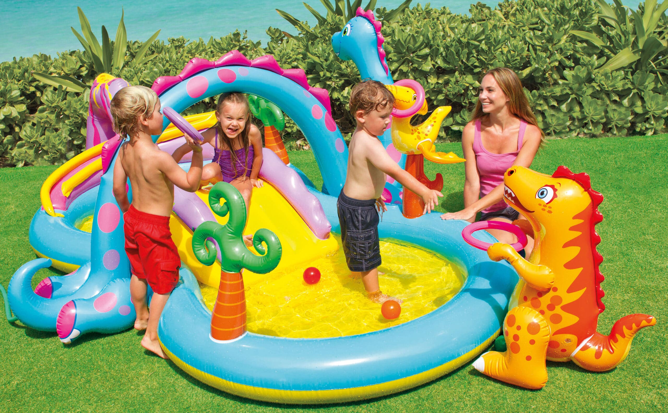 1313321.jpg Intex PLAY CENTER DINOLAND cm. 302x229x112 h (lt. 290) - immagine 1