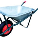 Utilia CARRIOLA CON VASCA IN LAMIERA ZINCATA LT. 70
