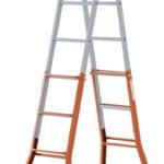 Gierre SCALA TELESCOPICA IN ACCIAIO  MEDIA Gradini N°4+4 H max cm. 376