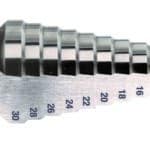 Krino UTENSILE CONICO INTEGRALE A GRADINO N°6 13 gr.-Ø mm. 4-30 -L. mm. 97