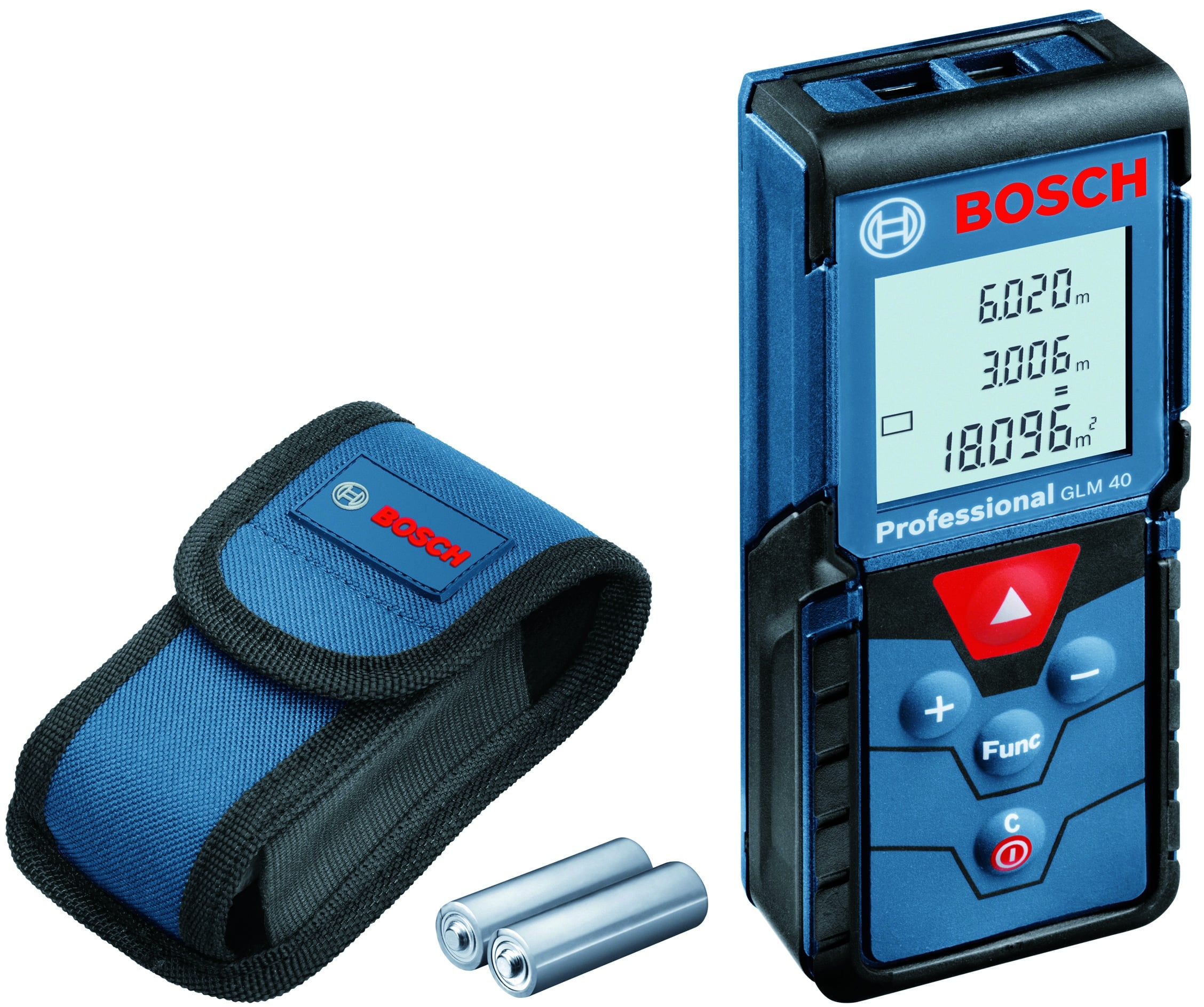 601081.jpg Bosch RILEVATORE DI DISTANZE METRO LASER GLM 40 mt.40 - immagine 1