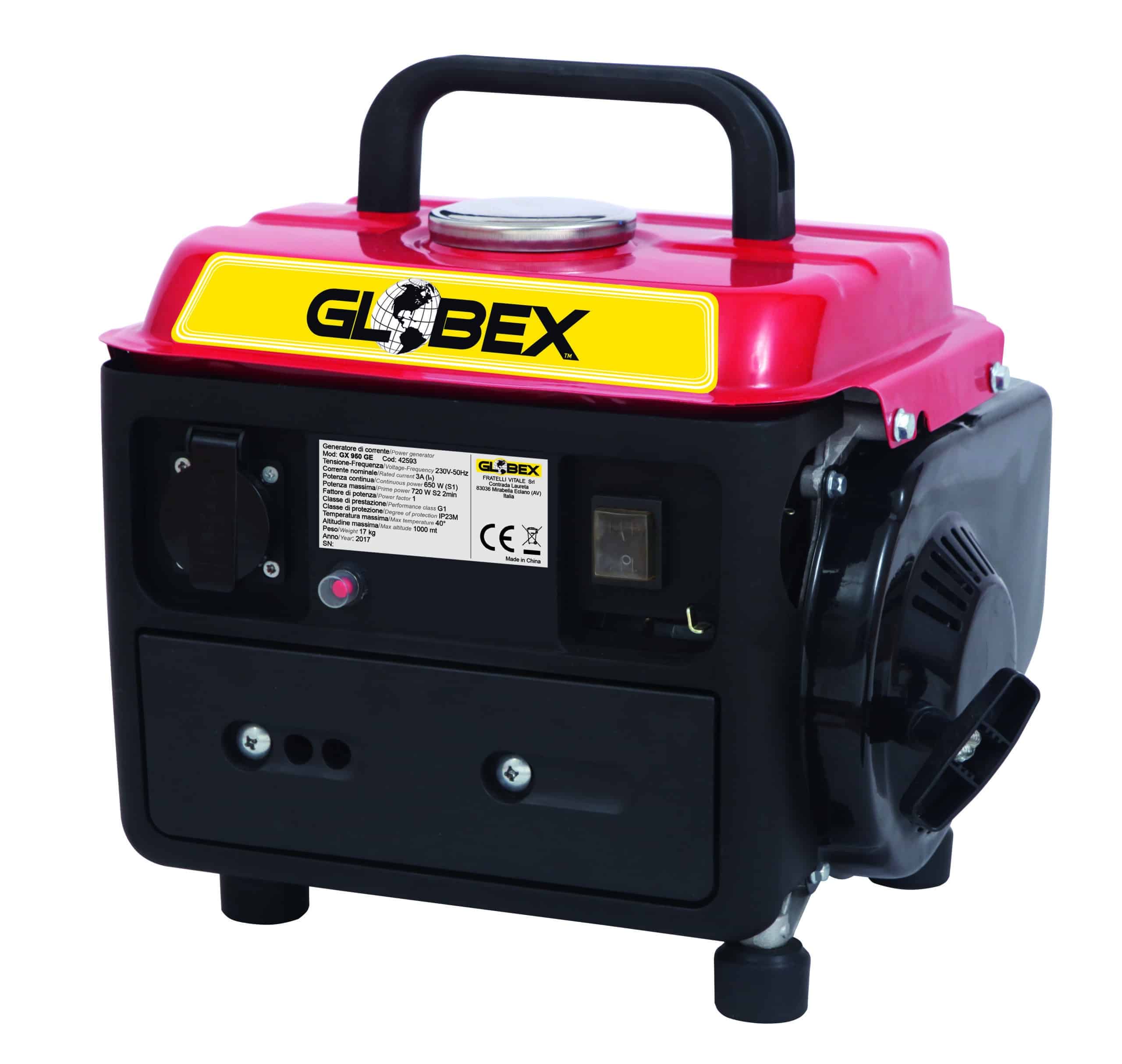 601945.jpg Globex GENERATORE DI CORRENTE GX 950 GE 720 W - immagine 1