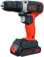 Black+Decker TRAPANO AVVITATORE A BATTERIA BCD001C1-QW 18 V 1 batteria 1,5 Ah