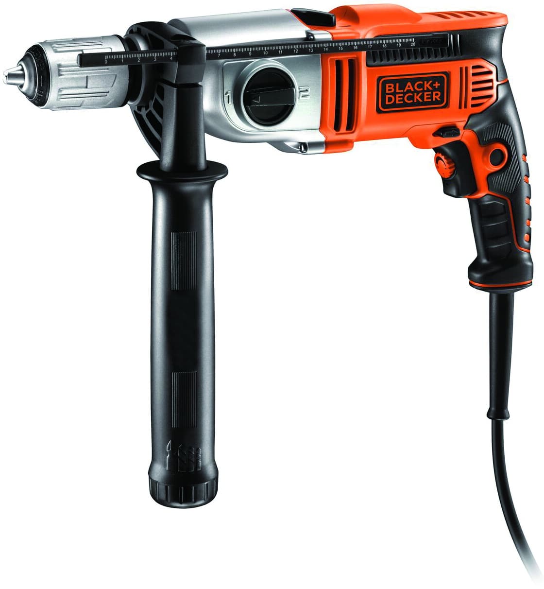 602408.jpg Black+Decker TRAPANO A PERCUSSIONE REVERSIBILE KR911K-QS 910 W - immagine 1