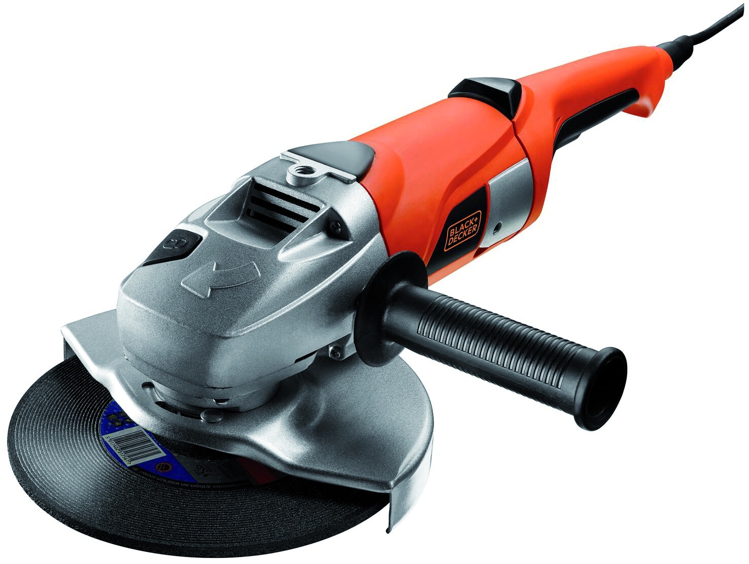 602412.jpg Black+Decker SMERIGLIATRICE ANGOLARE KG2000-QS 230 mm. 2.000 W - immagine 1