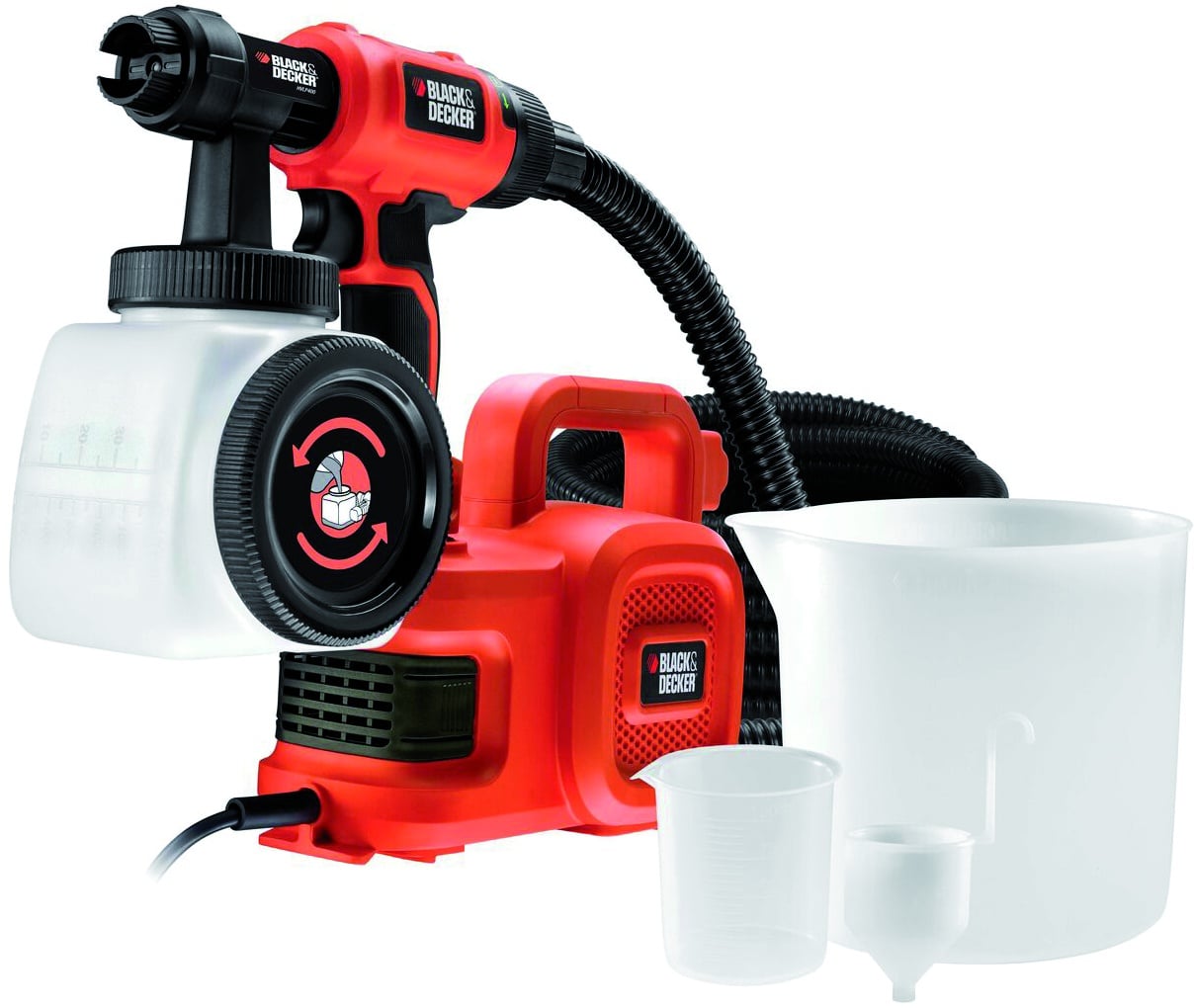 602438.jpg Black+Decker PISTOLA A SPRUZZO HVLP400C-IT 450 W base da terra - immagine 1