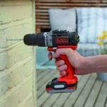 Black+Decker TRAPANO AVVITATORE A PERCUSSIONE BDCHD12S1-QW 12V 1 batteria 1,5 Ah - immagine 3