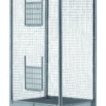 VOLIERA A CASETTA RETTANGOLARE A 1 PIANO cm. 60x50x170 h