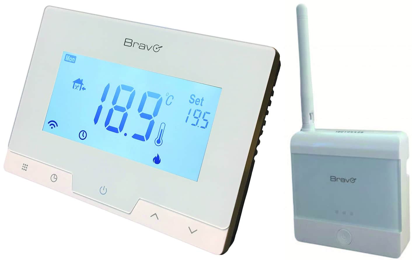 902049.jpg Bravo CRONOTERMOSTATO DIGITALE WI-FI GLAM - immagine 1