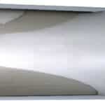 TUBO DOPPIA PARETE PER STUFA Ø interno/esterno cm.10/15 H cm.100