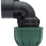 RACCORDO A COMPRESSIONE PN10 GOMITO 90° FEMMINA  mis. 32x1