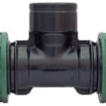 RACCORDO A COMPRESSIONE PN10 TEE 90° FEMMINA  mis. 63x2x63