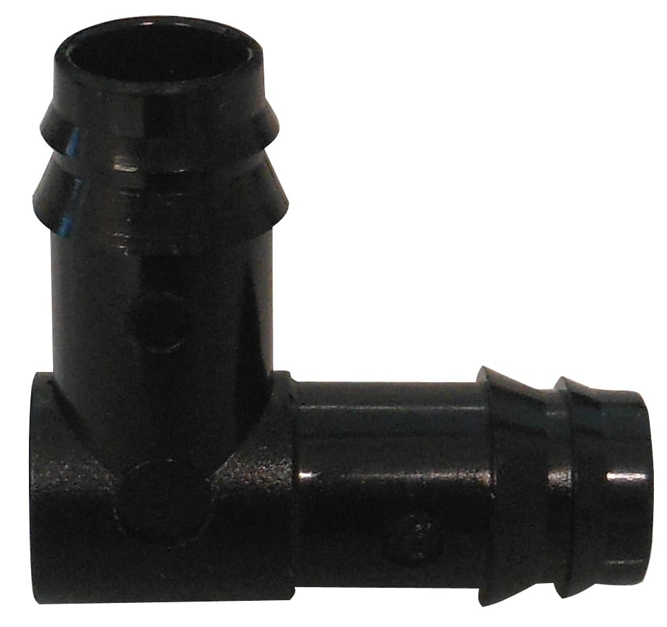 828614.jpg RACCORDO PER ALA GOCCIOLANTE GOMITO 90° mm. 16x16 - immagine 1