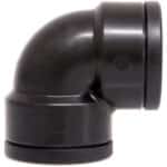 RACCORDO FILETTATO A GOMITO PER TUBO IN POLIETILENE FEMMINA mis. 1.1/4x1.1/4