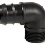RACCORDO FILETTATO A GOMITO PER TUBO IN POLIETILENE MASCHIO  mm. 20x1/2