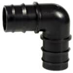 RACCORDO A GOMITO PER TUBO IN POLIETILENE  mm. 20x20