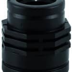 RACCORDO FILETTATO MANICOTTO RIDOTTO PER TUBO IN POLIETILENE  mis. 3/4x1/2