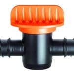 Claber RUBINETTO PER TUBO COLLETTORE PER IMPIANTO A GOCCIA Art. 91280 mis. 1/2