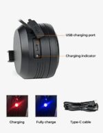 Allarme Antifurto a Vibrazione per Bici e Moto – Impermeabile e Ricaricabile USB - immagine 3