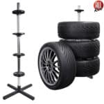 Asta porta pneumatici a 4 livelli altezza 110 cm barra gomma auto all ride