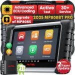 Autel maxipro mp808bt pro diagnosi auto con 2 anni di aggiornamenti, 2025 codifica ecu pro come ms906 pro mp900bt
