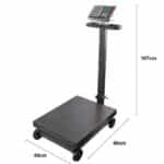 Bilancia bilico elettronica digitale professionale 500 kg con display