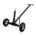 Carrello sposta rimorchio roulotte regolabile in altezza max 270 kg aiuto di manovra