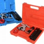 Cartellatrice flangiatubo automatica frizione tagliatubo sbavatore 2 dime