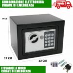 Cassaforte muro con combinazione numerica elettronica hotel albergo