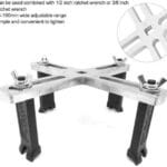 Chiavi 4 ganasce serbatoio cover chiave regolabile pompa carburante rimozione per auto