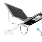 Faro led lampione stradale da 30w, 200 o 300w luce fredda con pannello solare e staffa esterno