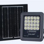 Faro proiettore led solare 100w, 200w, 300w, 400w ip65 dimmerabile con telecomando