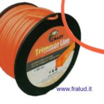 Filo per decespugliatore quadrato 4mm bobina 100mt taglaerba cavo matassa rosso