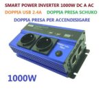 Inverter modulato da 12v a ac 220v per semiconduttori 1000w smart power