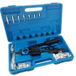 Kit 116 pz rivettatrice per inserti rivetti filettati m3 m4 m5 m6 m8 m10 m12