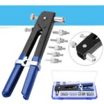 Kit 86pz rivettatrice per insertirivetti filettati filetti m3 m4 m5 m6 m8
